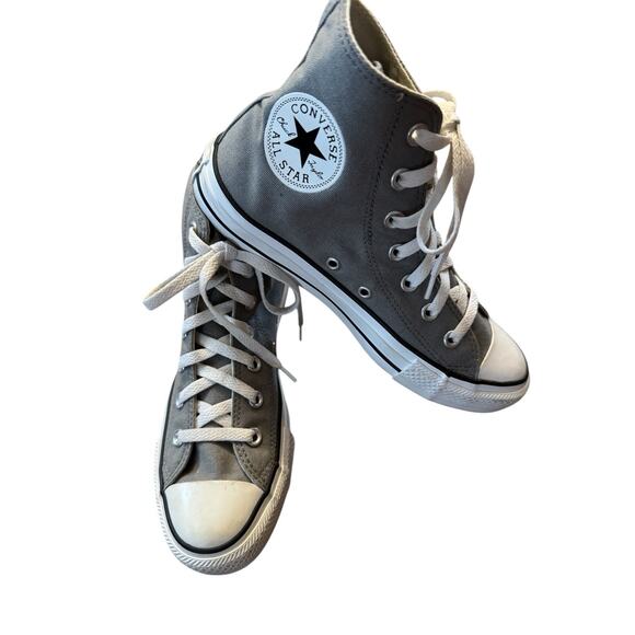 Converse Other - Converse CHUCK TAYLOR ALL STAR High Top Shoe Sneaker Gray Men 5.5 Women 7.5 EUC